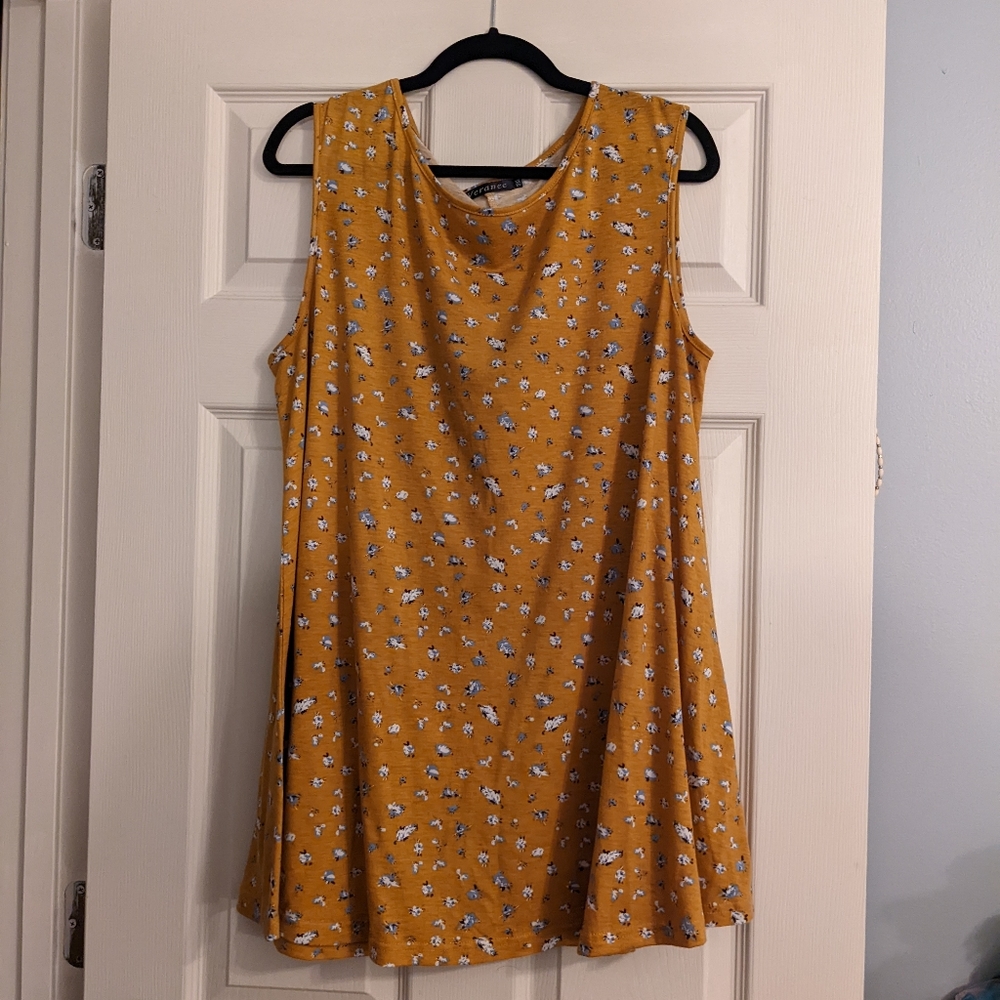 Plus size tunic tank